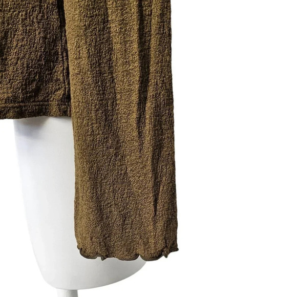 Madewell Women's Texture & Thread Mock Neck Frill Top Size Small - Picture 5 of 8